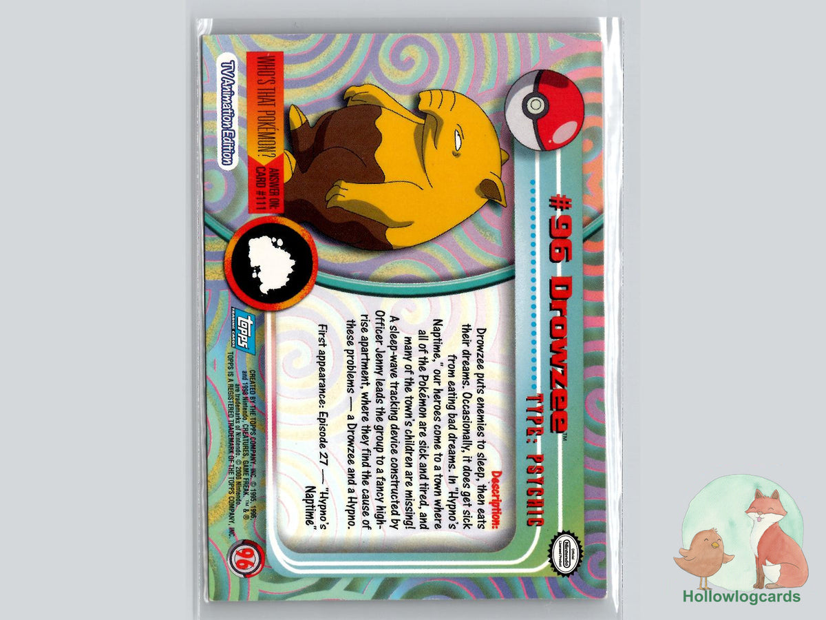Drowzee (#96) - Topps Trading Cards Series 2