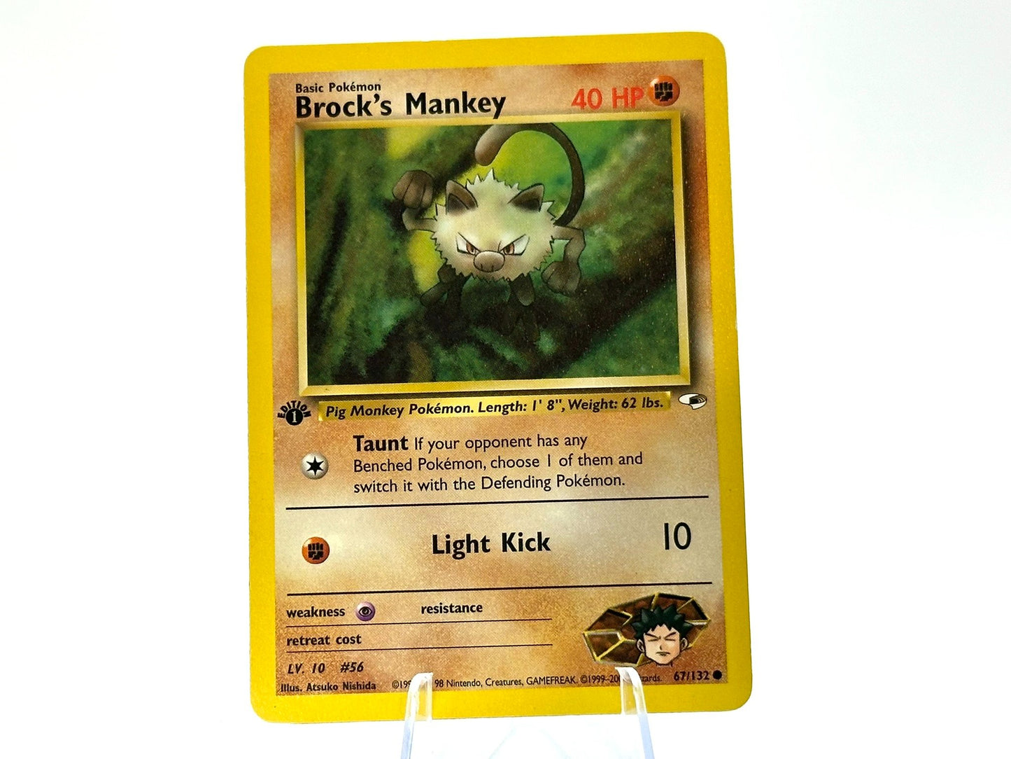 Image of Brocks Mankey Gym Heroes (G1) #67