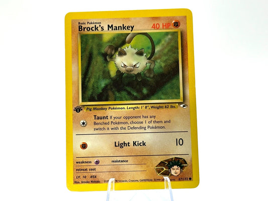 Image of Brocks Mankey Gym Heroes (G1) #67