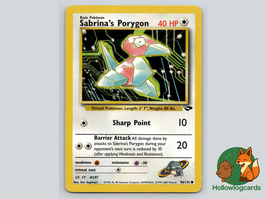 Image of Sabrinas Porygon Gym Challenge (G2) #98