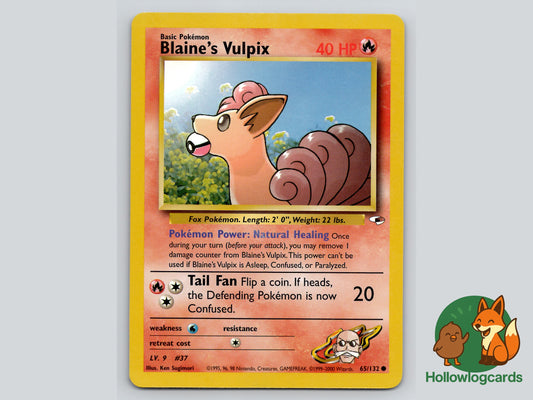 Image of Blaines Vulpix Gym Heroes (G1) #65