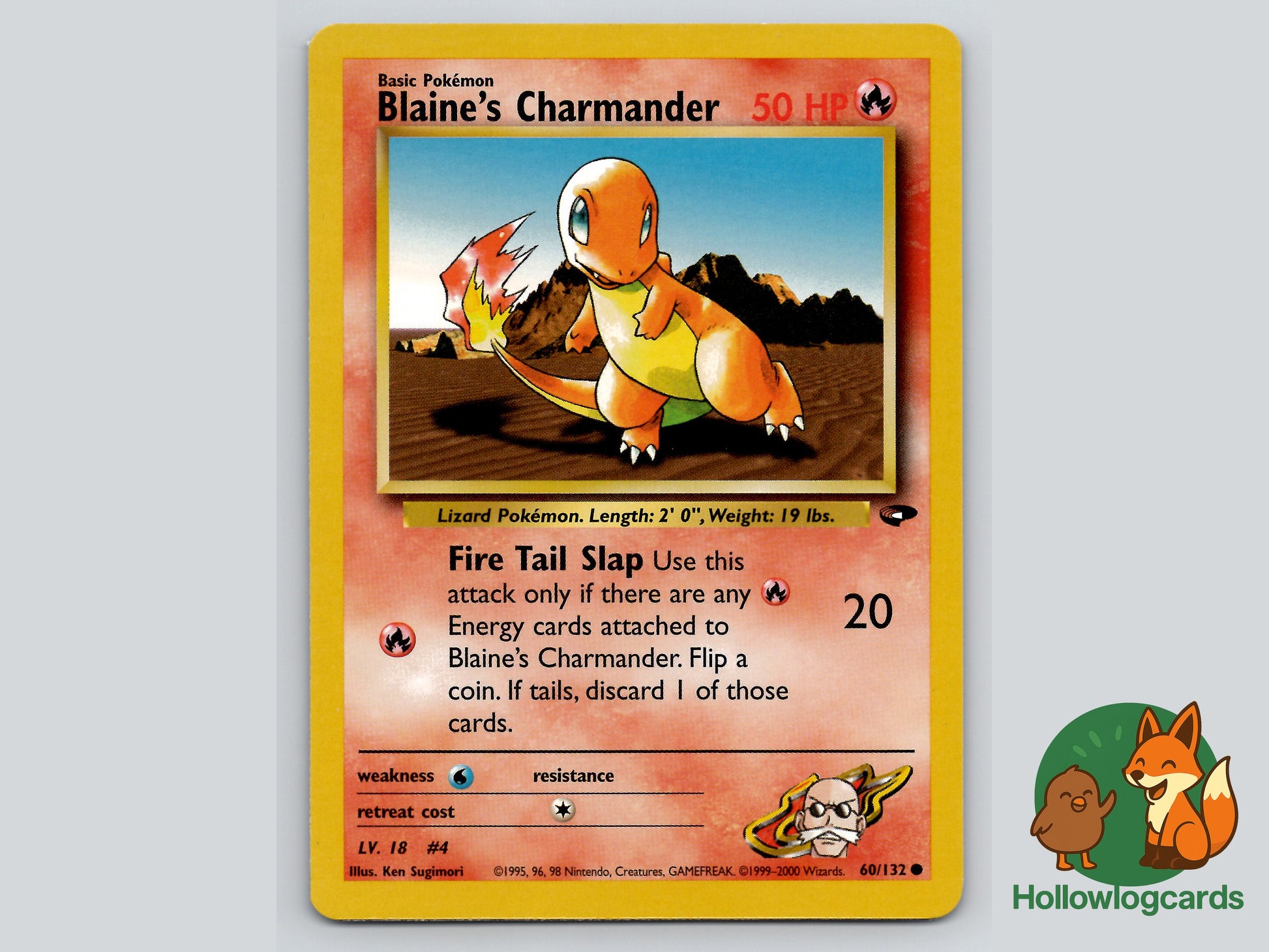 Image of Blaines Charmander Gym Challenge (G2) #60