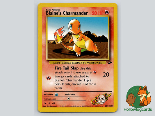 Image of Blaines Charmander Gym Challenge (G2) #60
