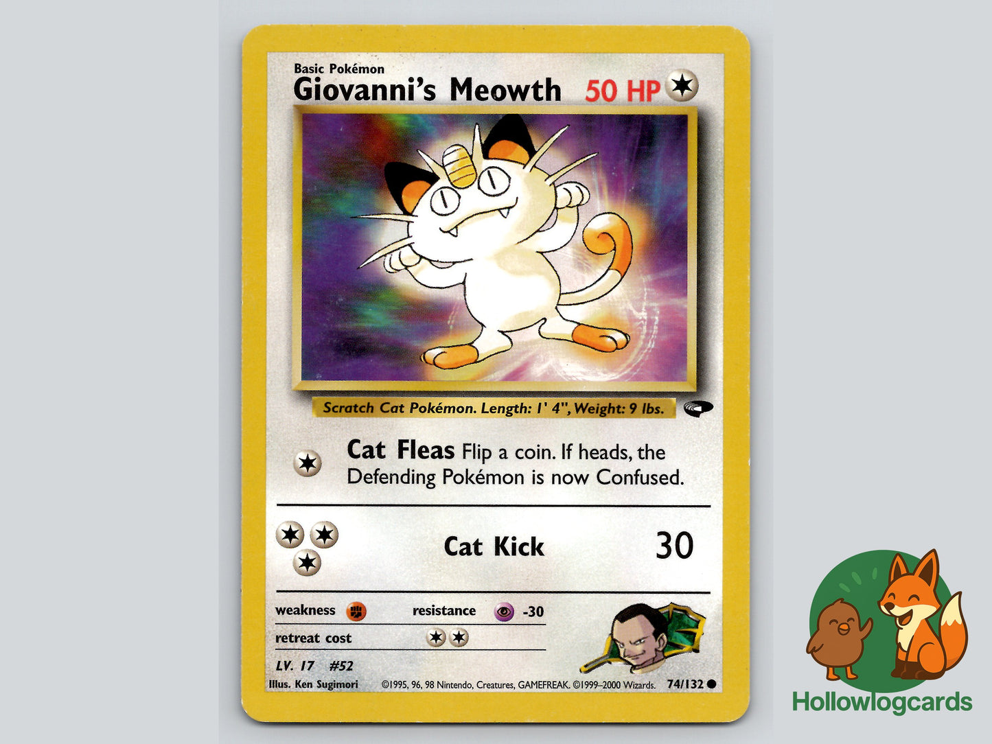 Image of Giovannis Meowth Gym Challenge (G2) #74