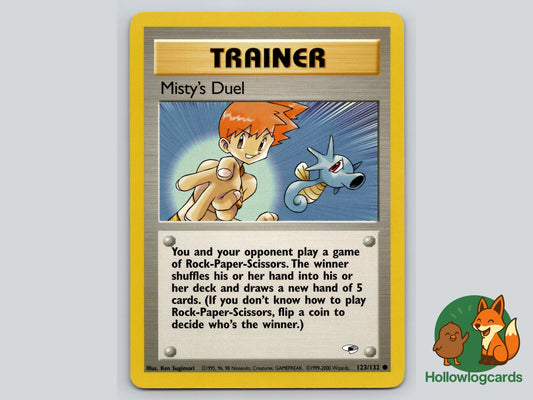 Image of Mistys Duel Gym Heroes (G1) #123