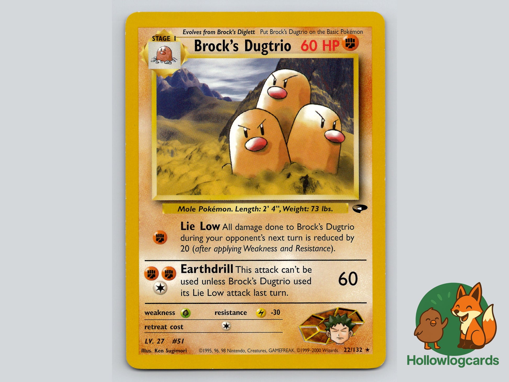 Image of Brocks Dugtrio Gym Challenge (G2) #22
