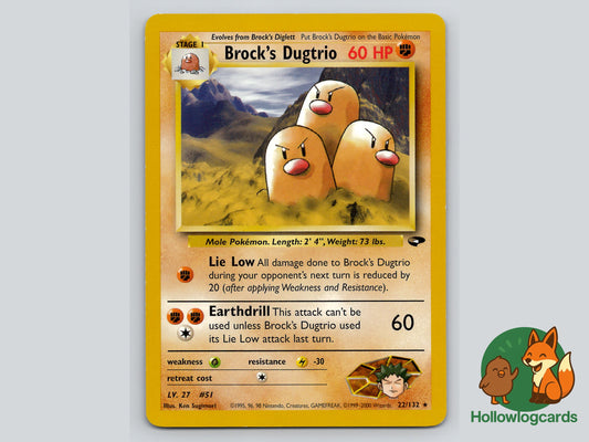 Image of Brocks Dugtrio Gym Challenge (G2) #22