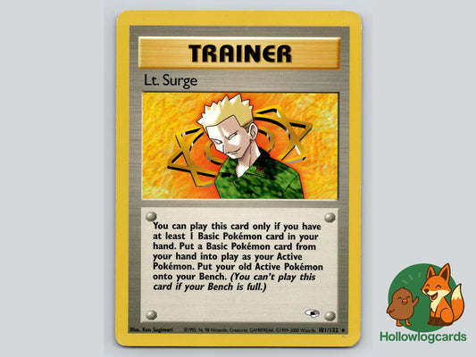 Image of Lt. Surge Gym Heroes (G1) #101