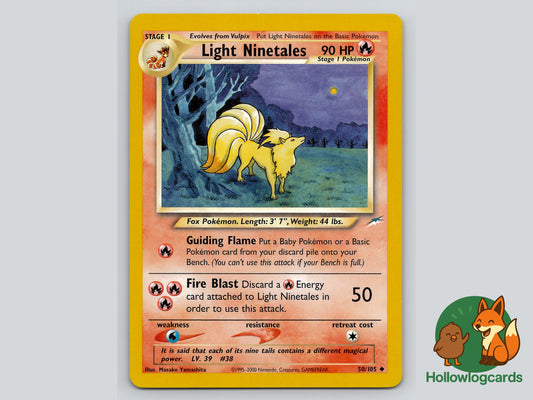 Image of Light Ninetales Neo Destiny (N4) #50