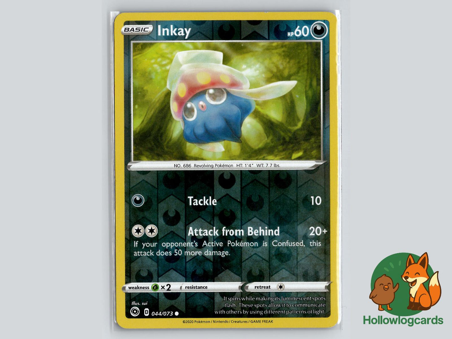 Inkay (044/073) - Champion's Path Pokémon Card