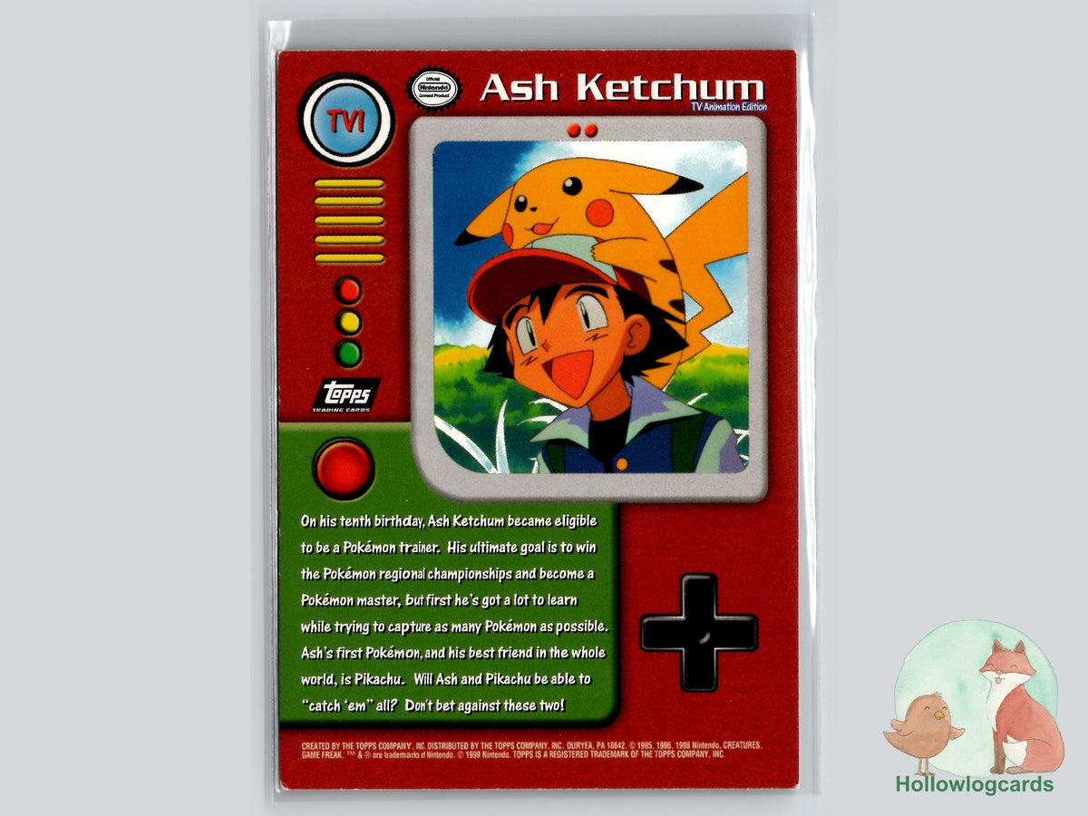 Ash Ketchum (#77) - Topps Trading Cards Series 1