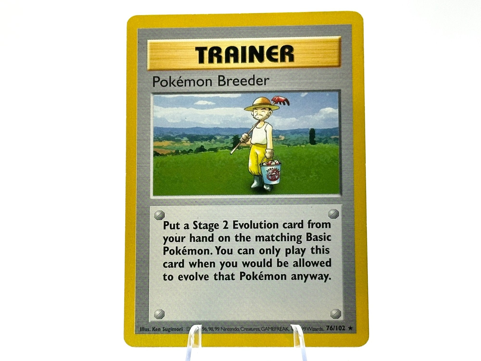 Pokemon Breeder (76/102) - (Shadowless) Base Set - - Rare