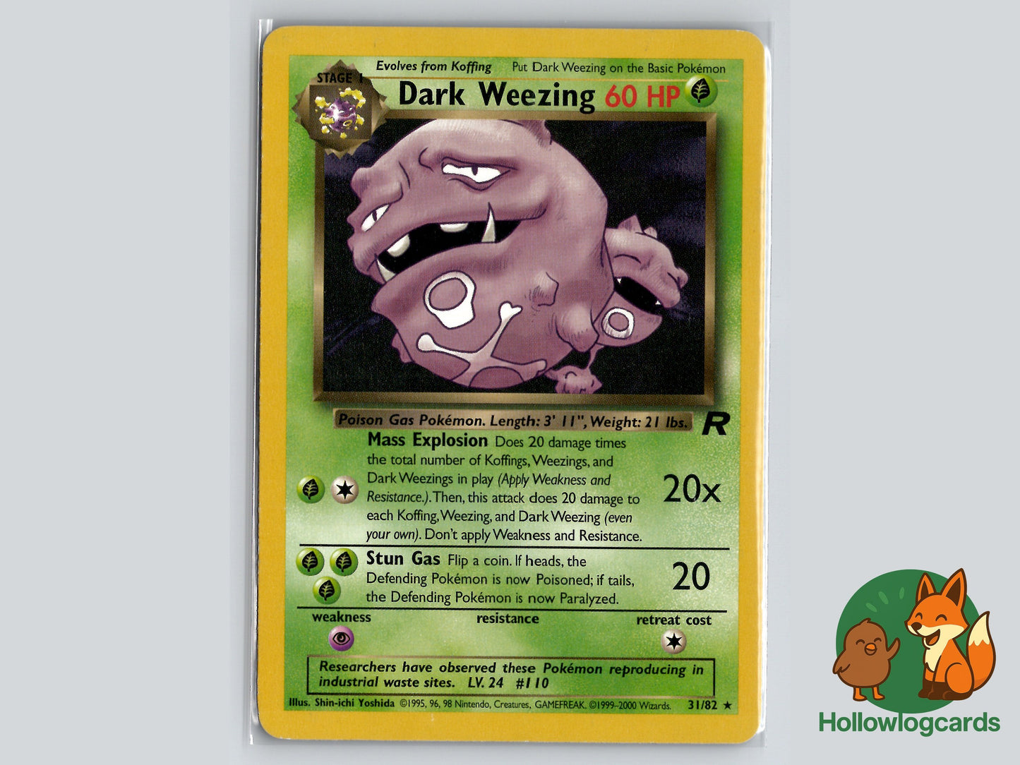 Image of Dark Weezing Team Rocket (RO) #31