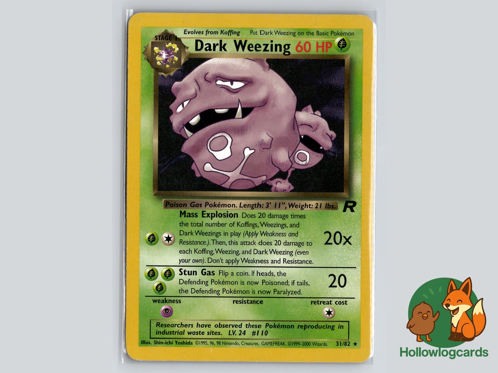 Image of Dark Weezing Team Rocket (RO) #31