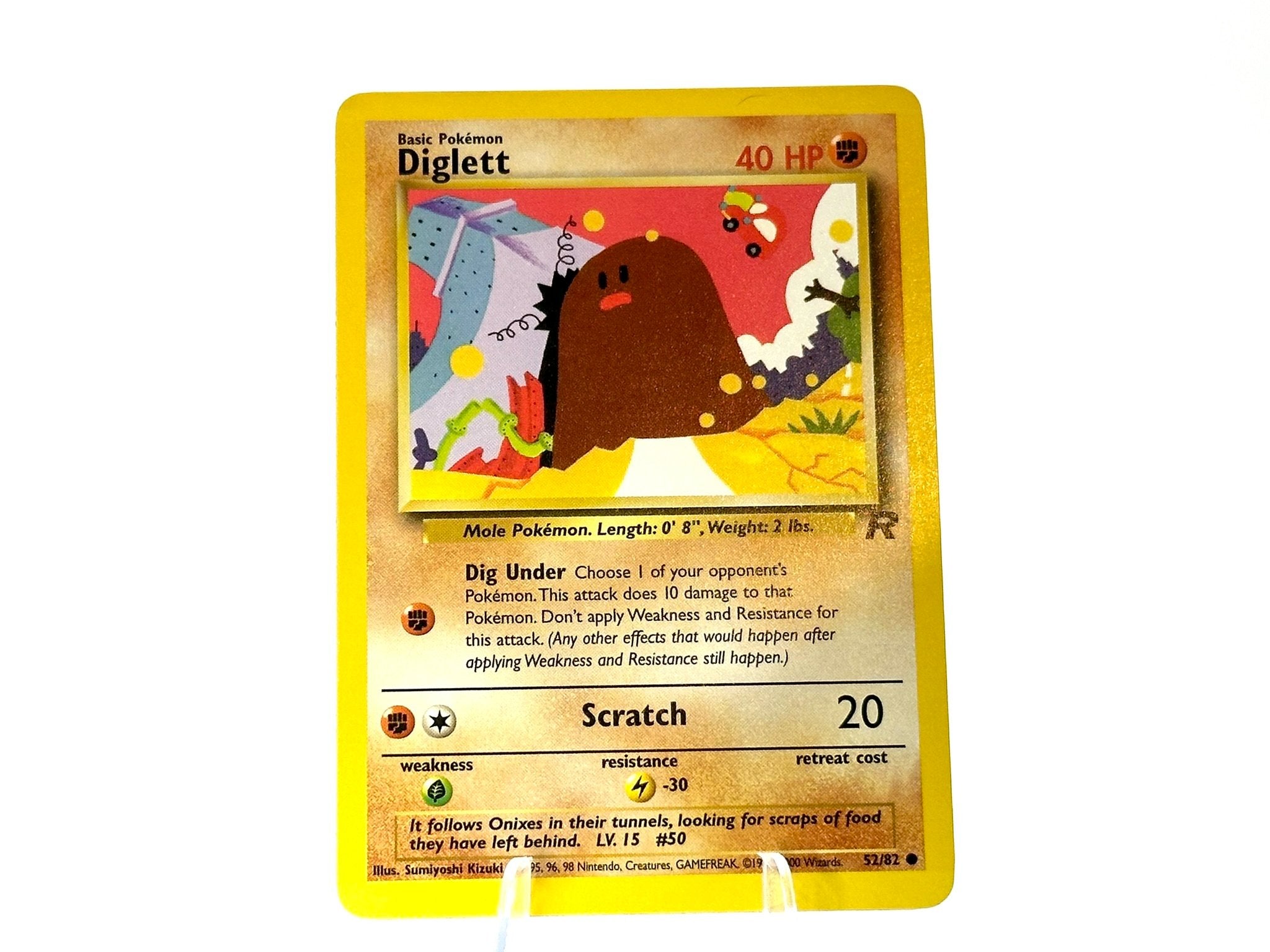 1995 diglett pokemon card value 52/82 Diglett (52/82) - Team Rocket