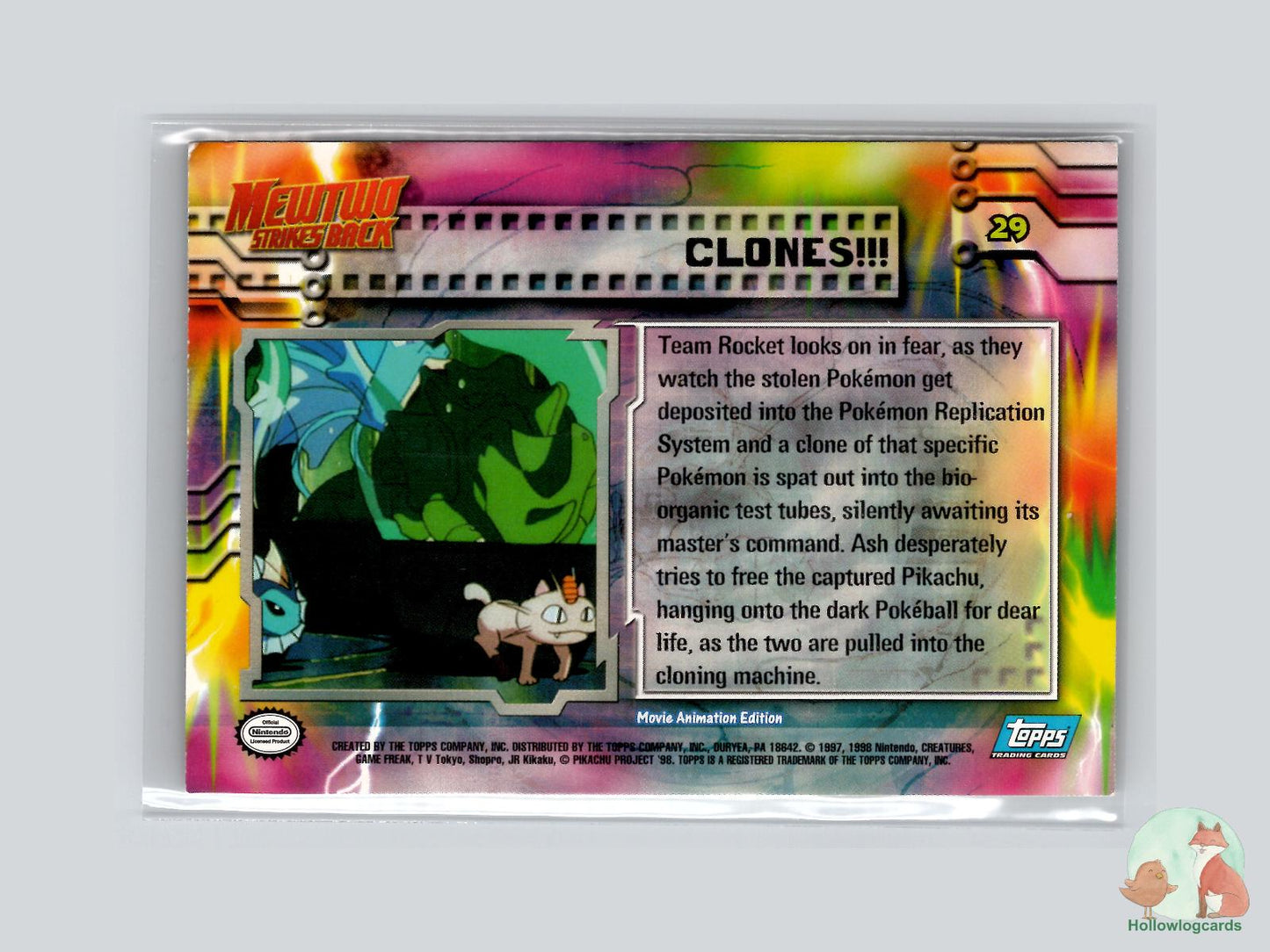 Clones!!! (#29) - Topps Mewtwo Strikes Back