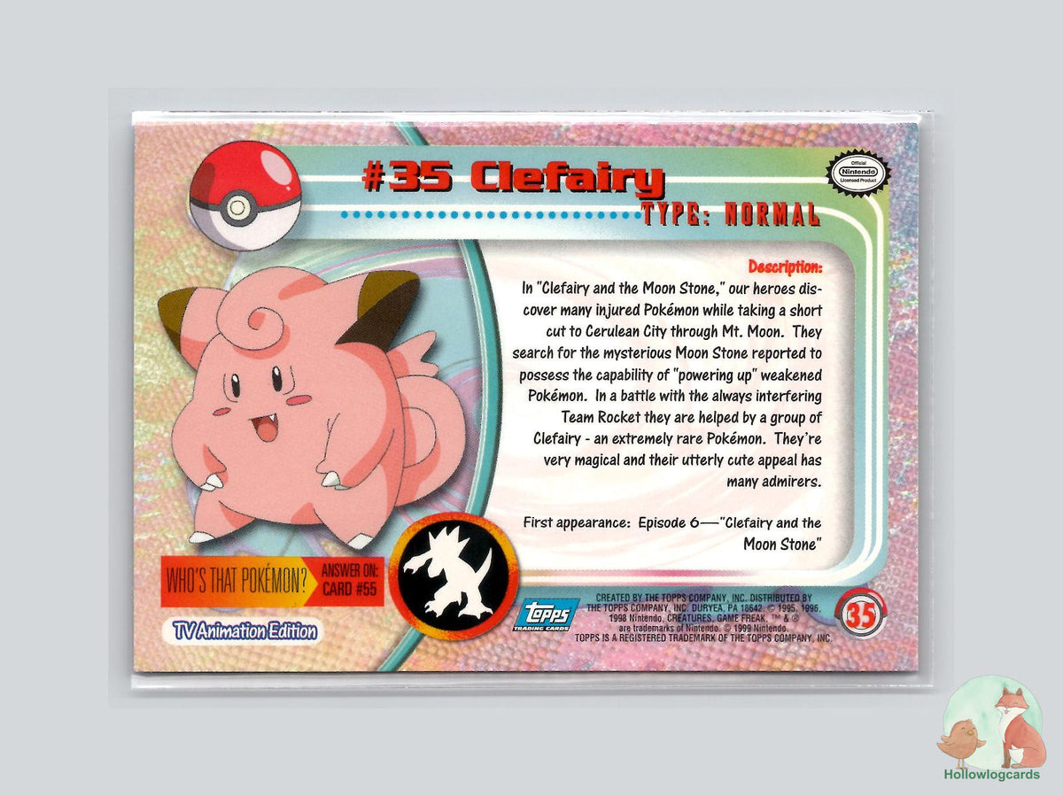 Clefairy (#35) - Topps Trading Cards Series 1