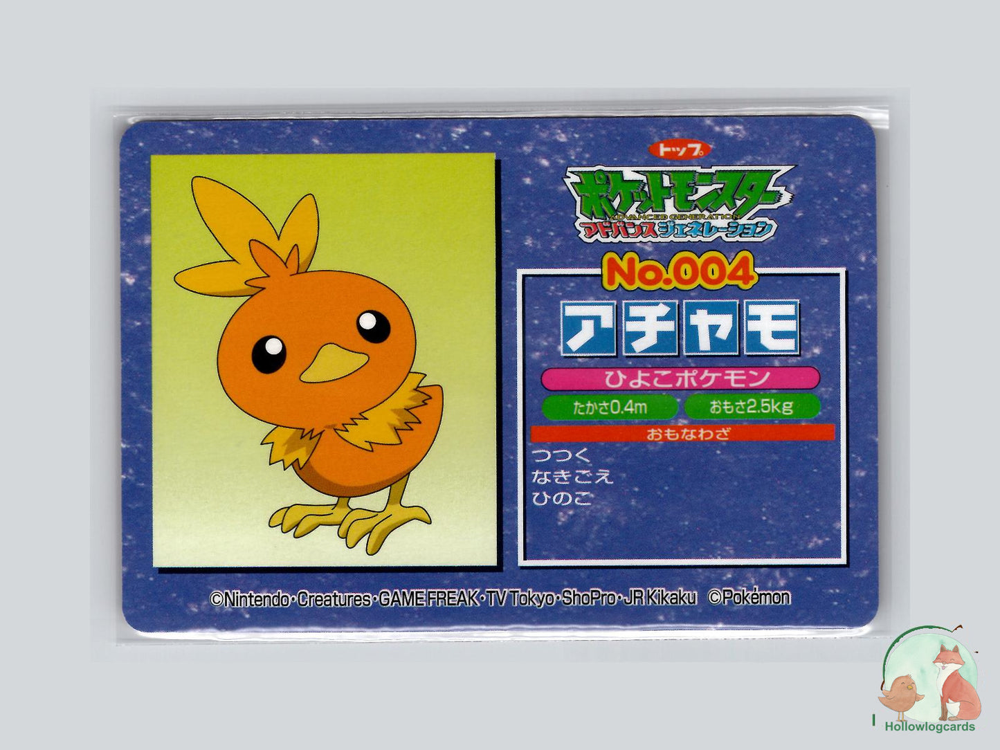 Torchic VS Totodile (No.004) Topsun VS Series - Jap