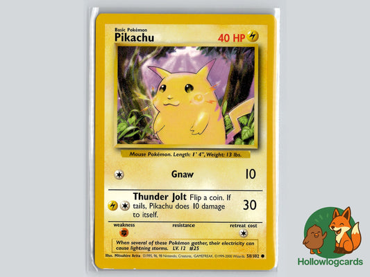 Image of Pikachu Base Set (BS) #58