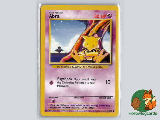 Image of Abra Base Set (BS) #43
