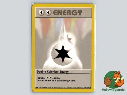 Image of Double Colorless Energy Base Set (BS) #96