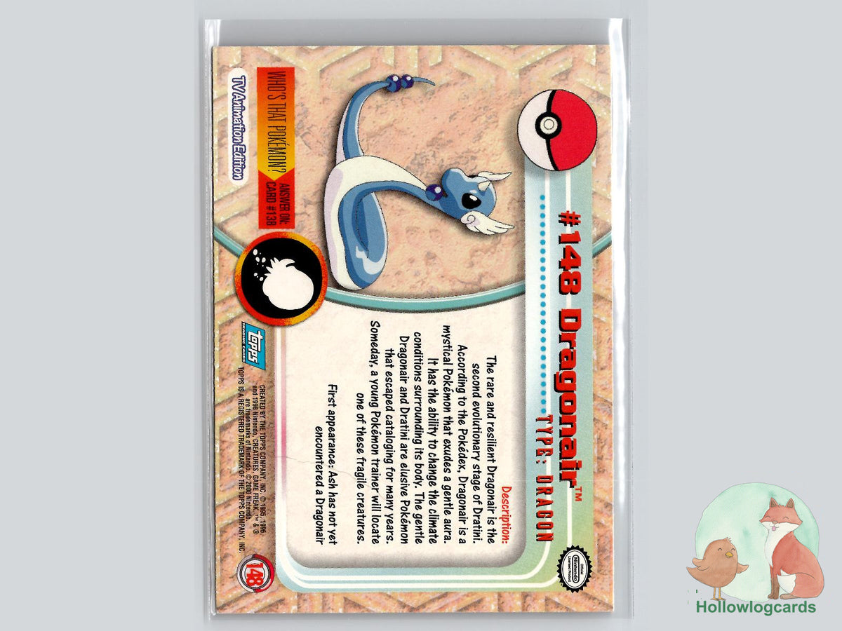 Dragonair (#148) - Topps Trading Cards Series 3