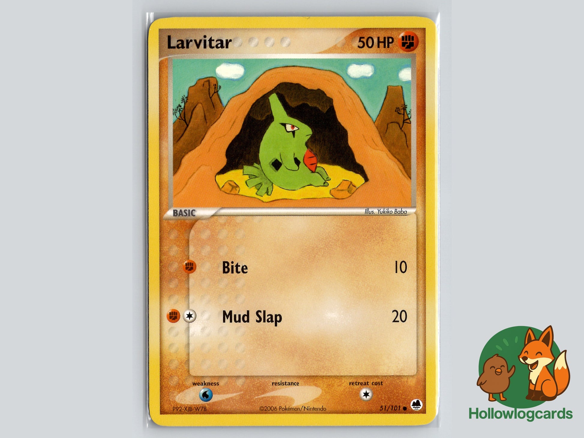 Image of Larvitar Dragon Frontiers (DF) #51
