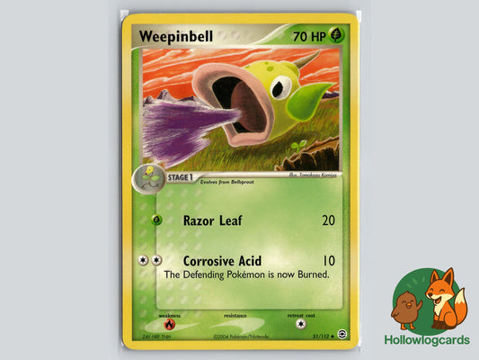Image of Weepinbell FireRed and LeafGreen (RG) #51