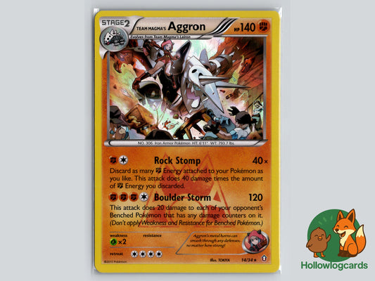 Image of Team Magmas Aggron Double Crisis (DCR) #14