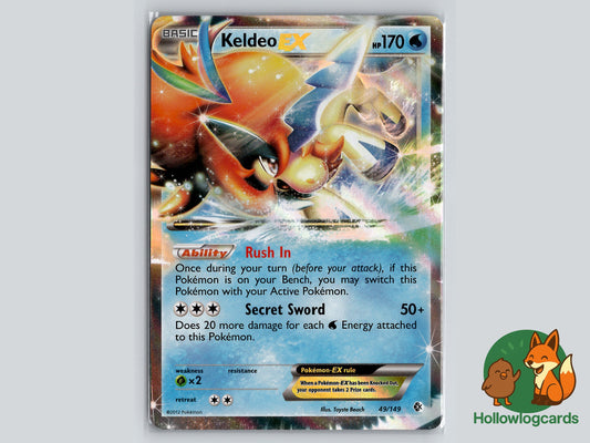 Image of Keldeo-EX Legendary Treasures (LTR) #45