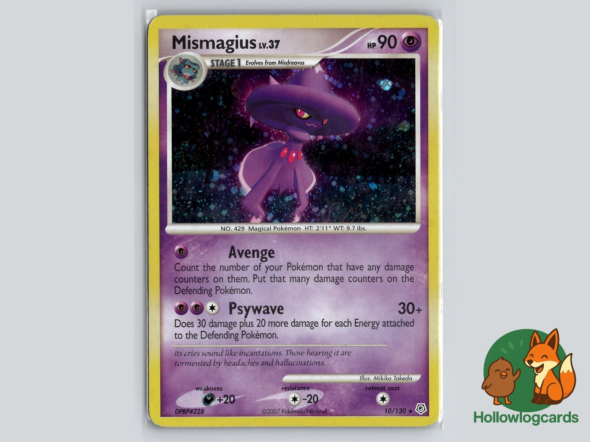 Image of Mismagius Diamond and Pearl (DP) #10