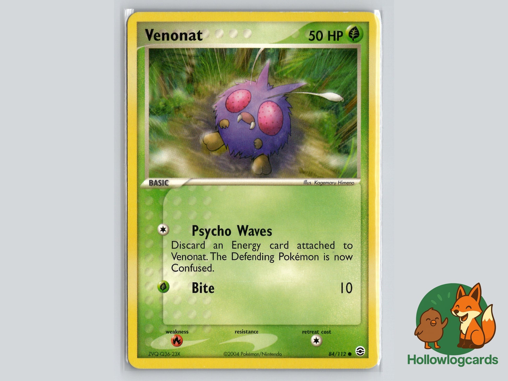 Image of Venonat FireRed and LeafGreen (RG) #84