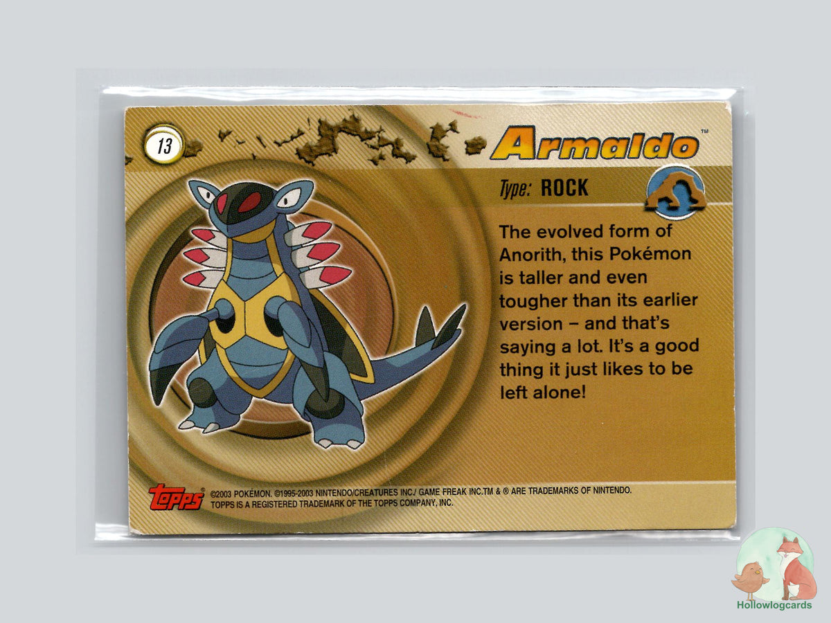 Armaldo (#13) - Topps Advanced Trading Cards
