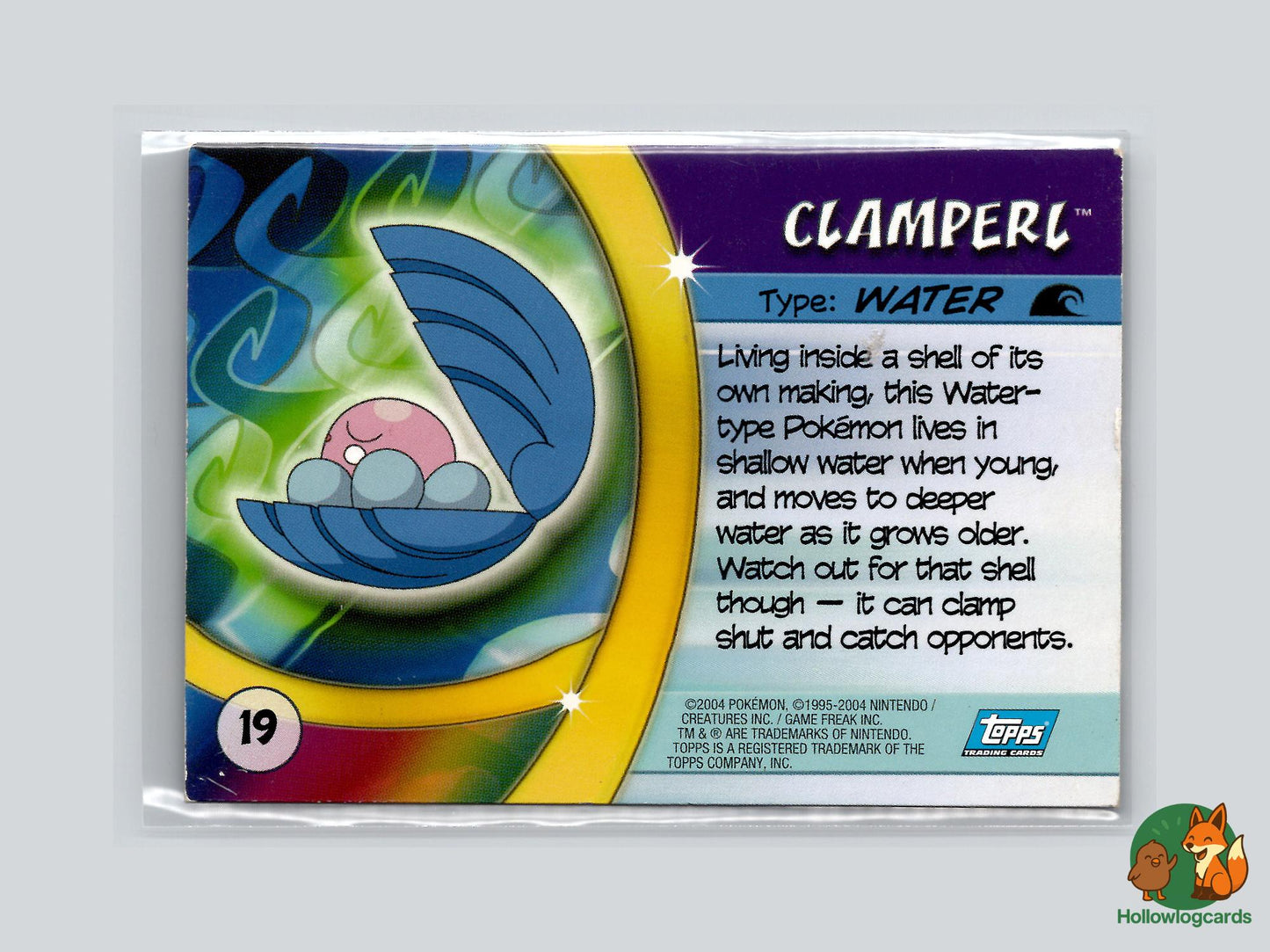 Clamperl (#19) - Topps Advanced Challenge