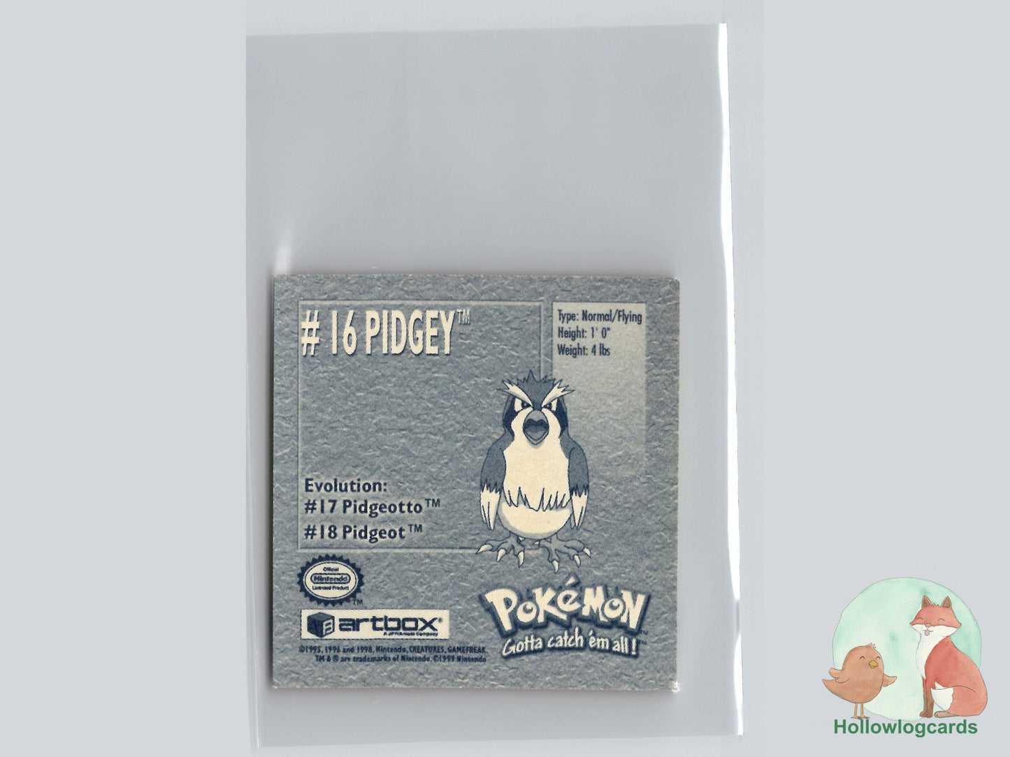 Pidgey - Artbox Sticker
