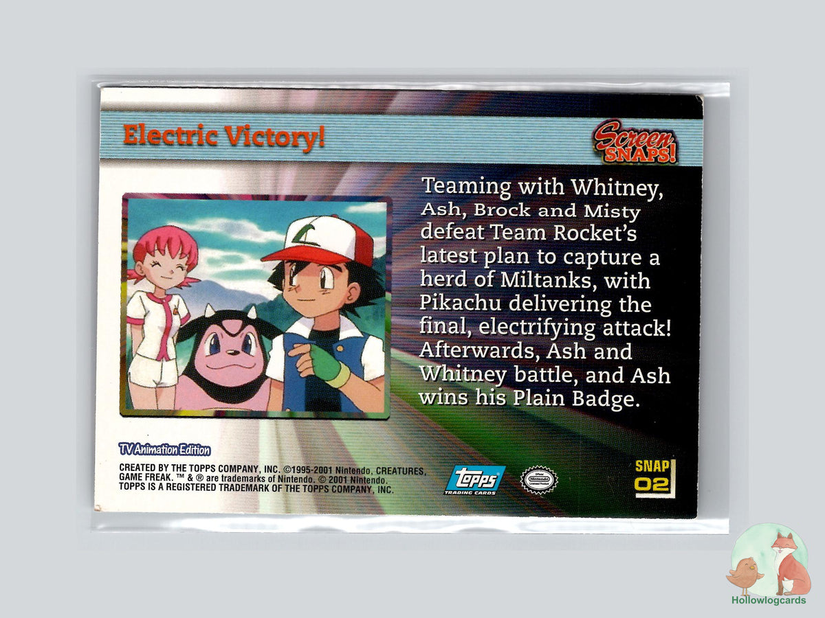 Electric Victory! (#39) - Topps Johto League Champions Trading Cards