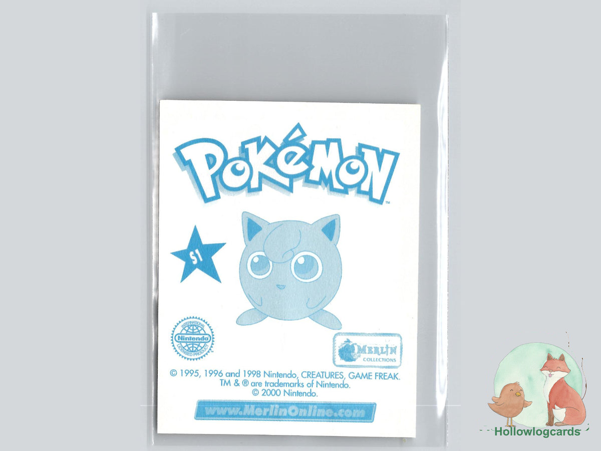 Ash Ketchum - Merlin Pokémon Sticker - Series 2 - HP