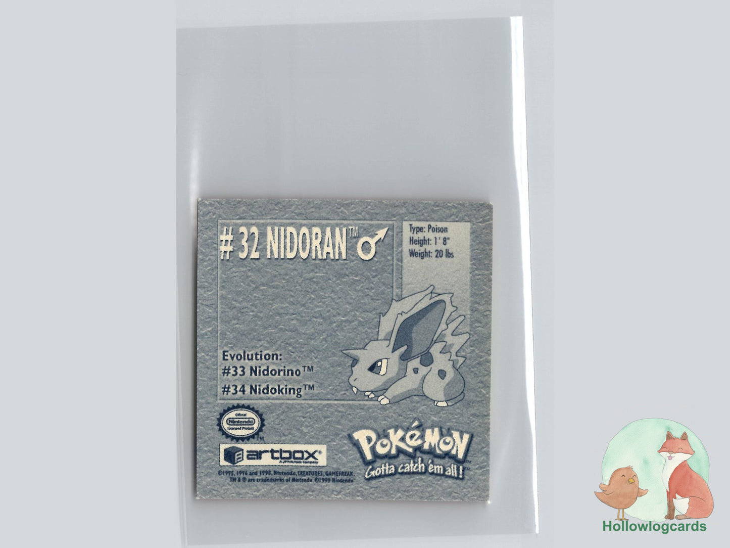 Nidoran M - Artbox Sticker