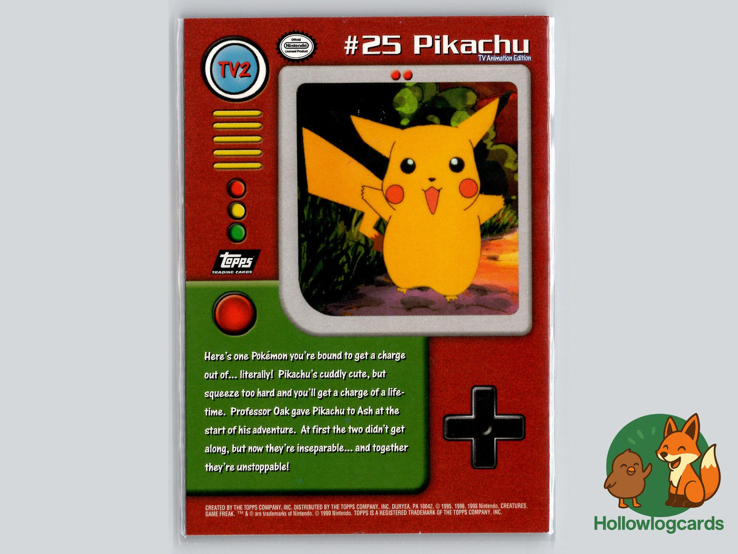 Pikachu (#78) - Topps Trading Cards Series 1