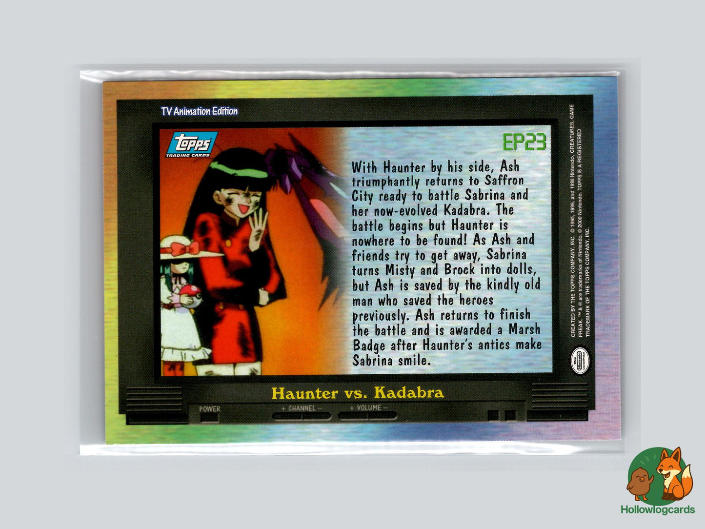 EP23 Haunter vs. Kadabra (#145) - Topps Trading Cards Series 2