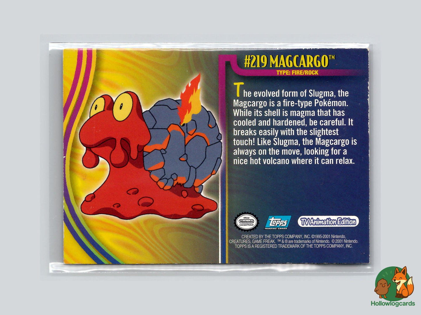 Magcargo (#17) Chrome Holo - Topps Johto League Champions