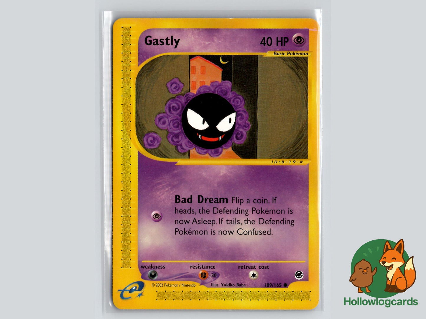 Gastly (109/165) - Expedition Base Set Pokémon Card