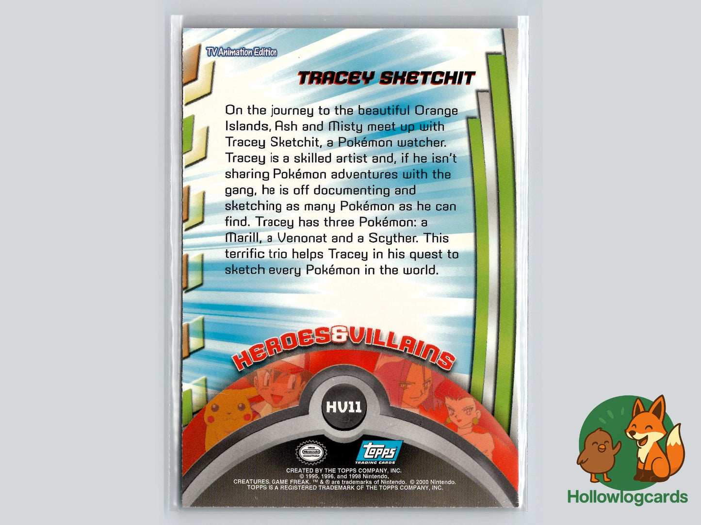 Tracey Sketchit (HV11) - Topps Johto Series 3