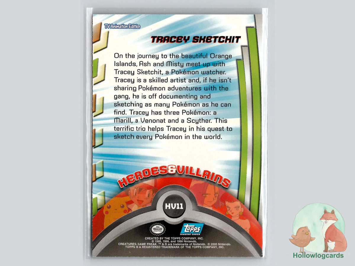 Tracey Sketchit (#HV11) - Topps Heroes & Villains