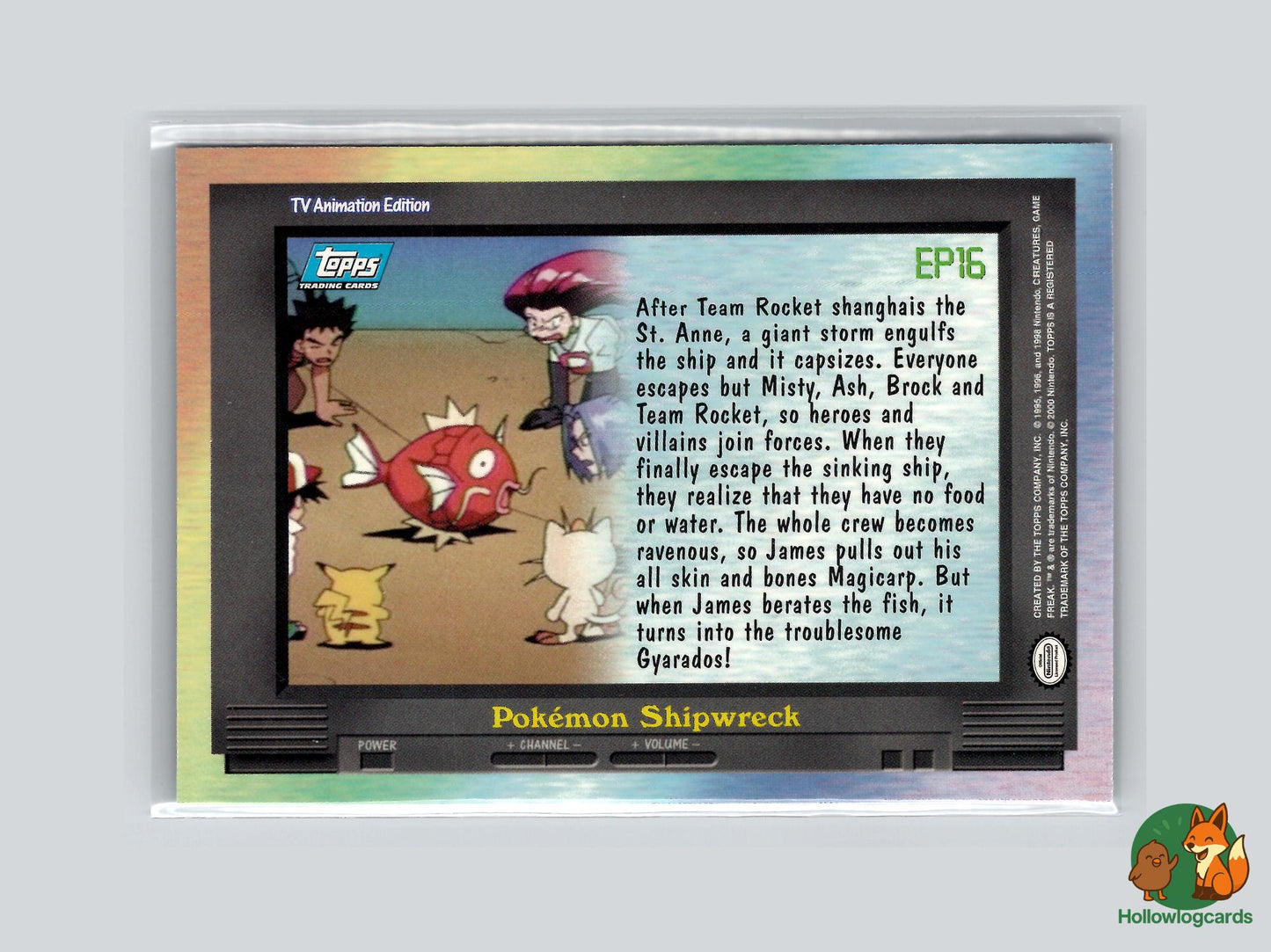 EP16 Pokemon Shipwreck (#138) - Topps Trading Cards Series 2