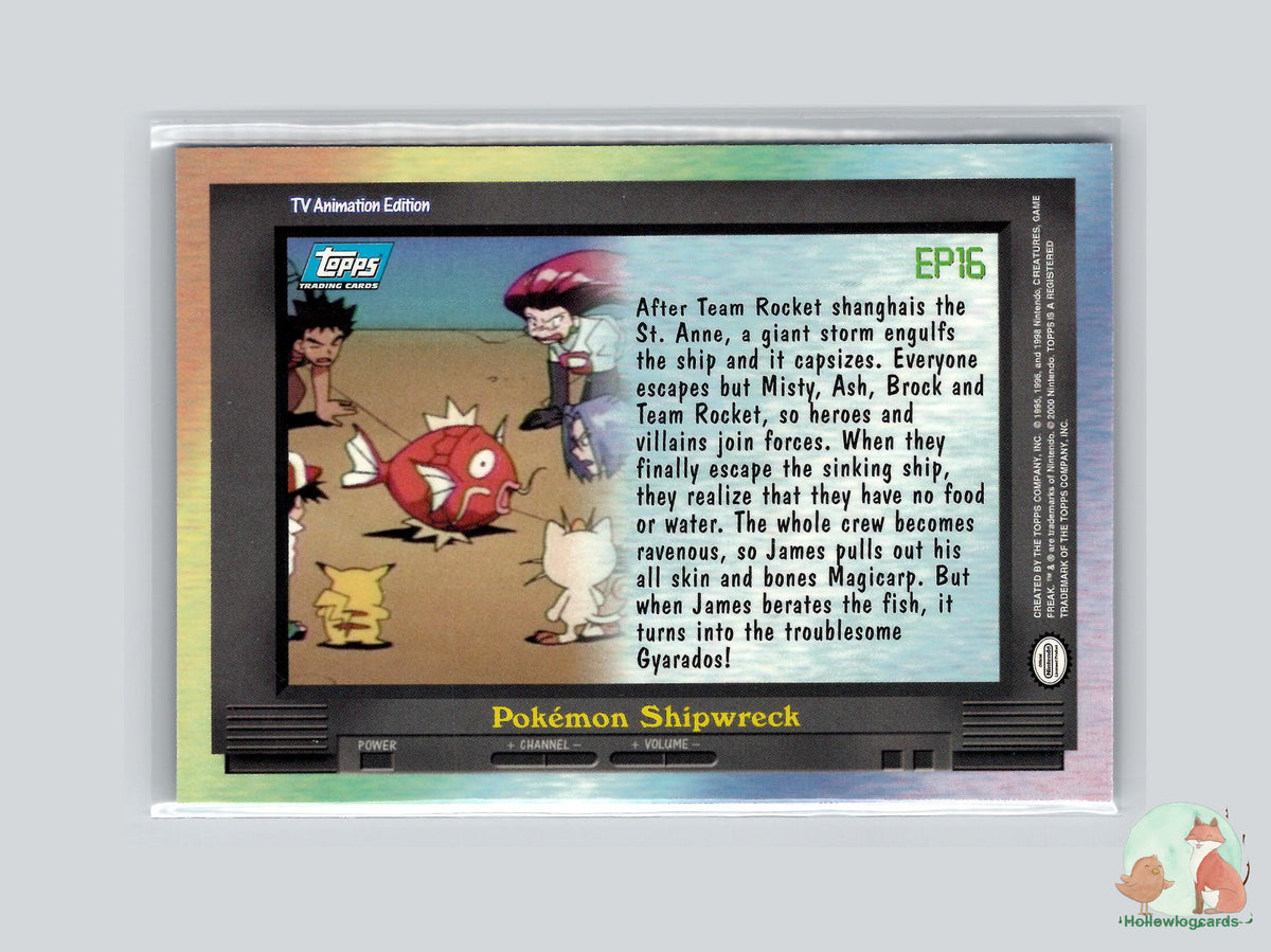 EP16 Pokémon Shipwreck (#138) - Topps Trading Cards Series 2