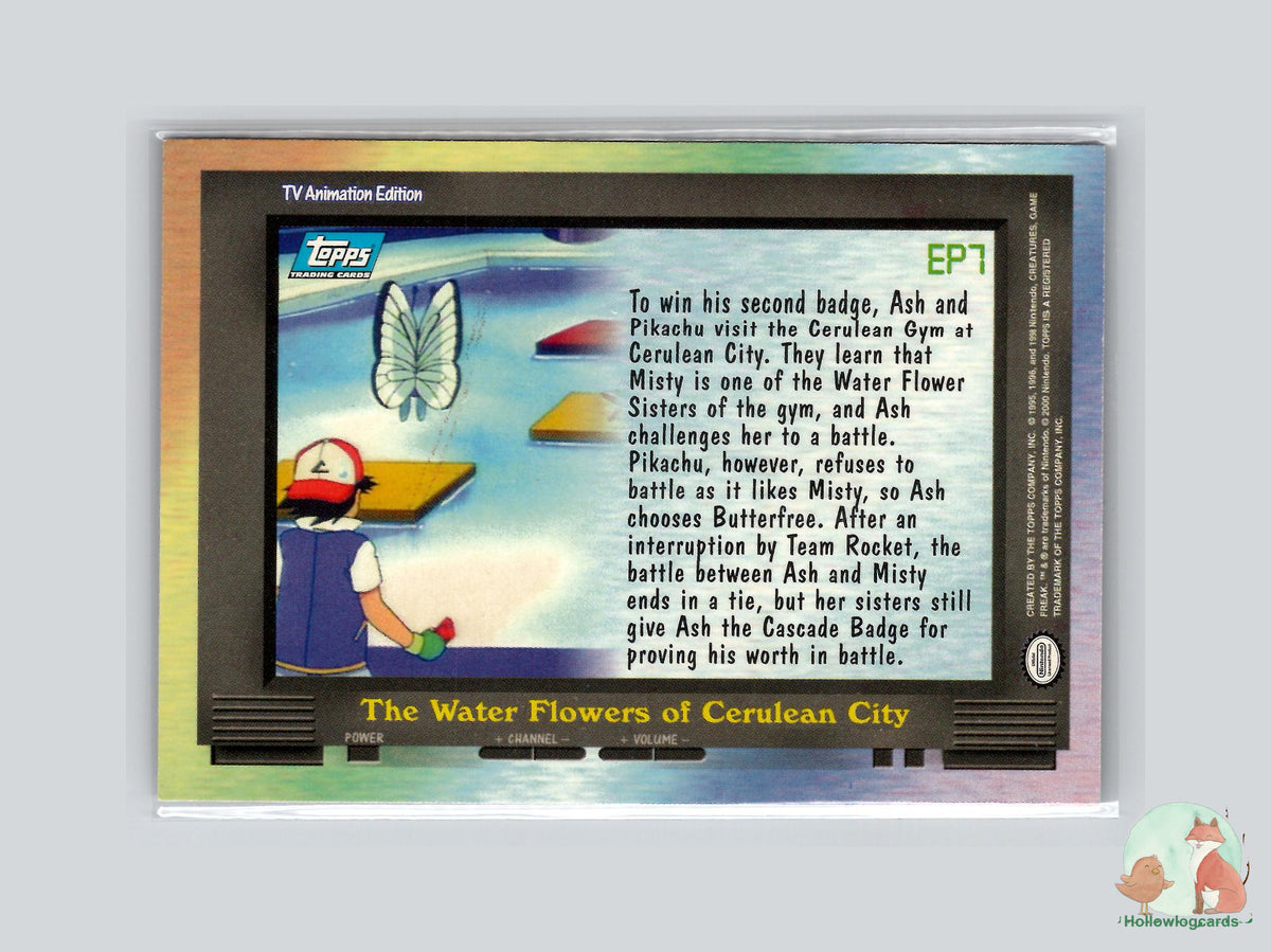 EP7 The Water Flowers of Cerulean City (#129) - Topps Trading Cards Series 2
