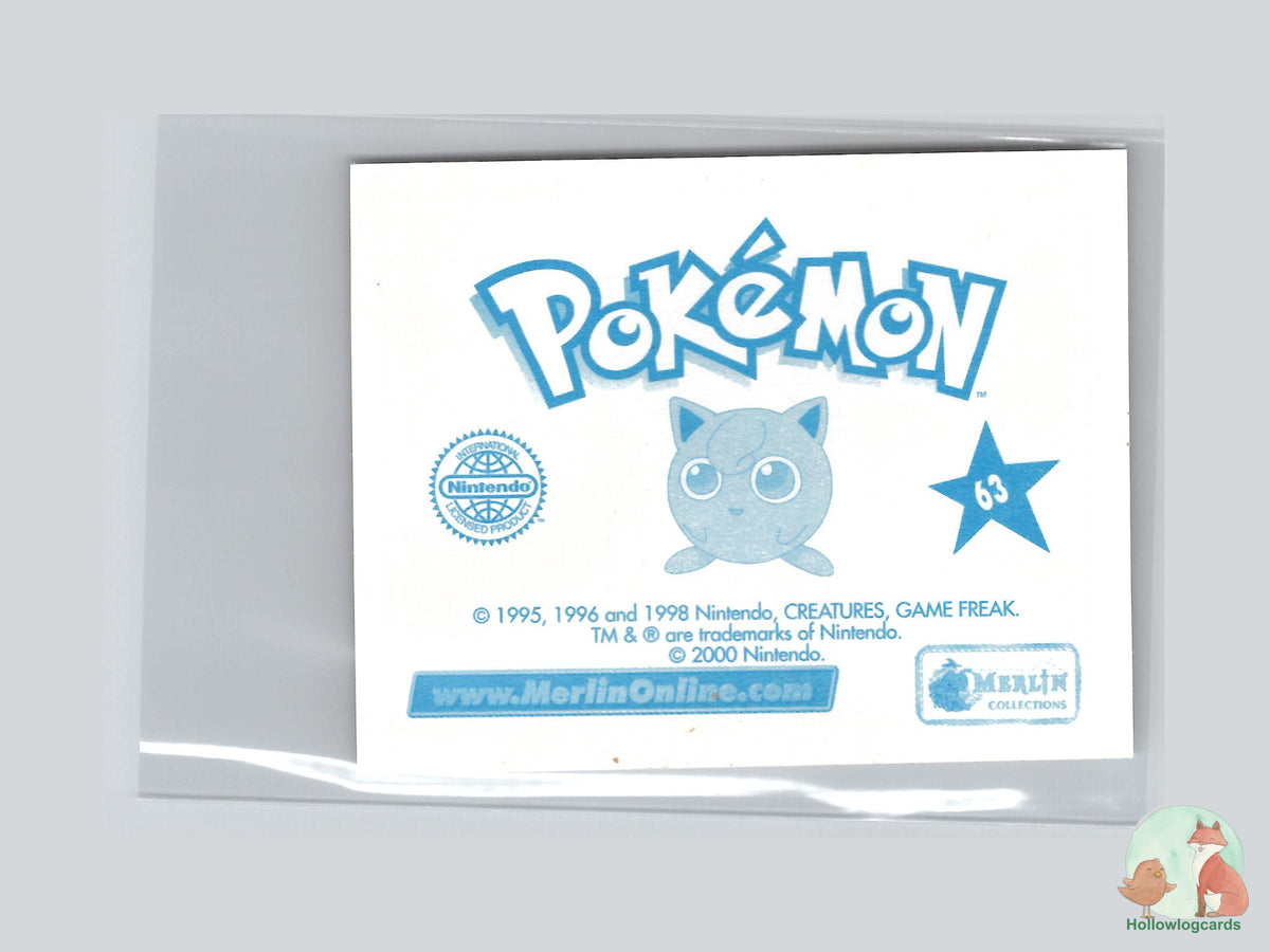Raichu Megapunch Pikachu - Merlin Pokémon Sticker - Series 2 - NM