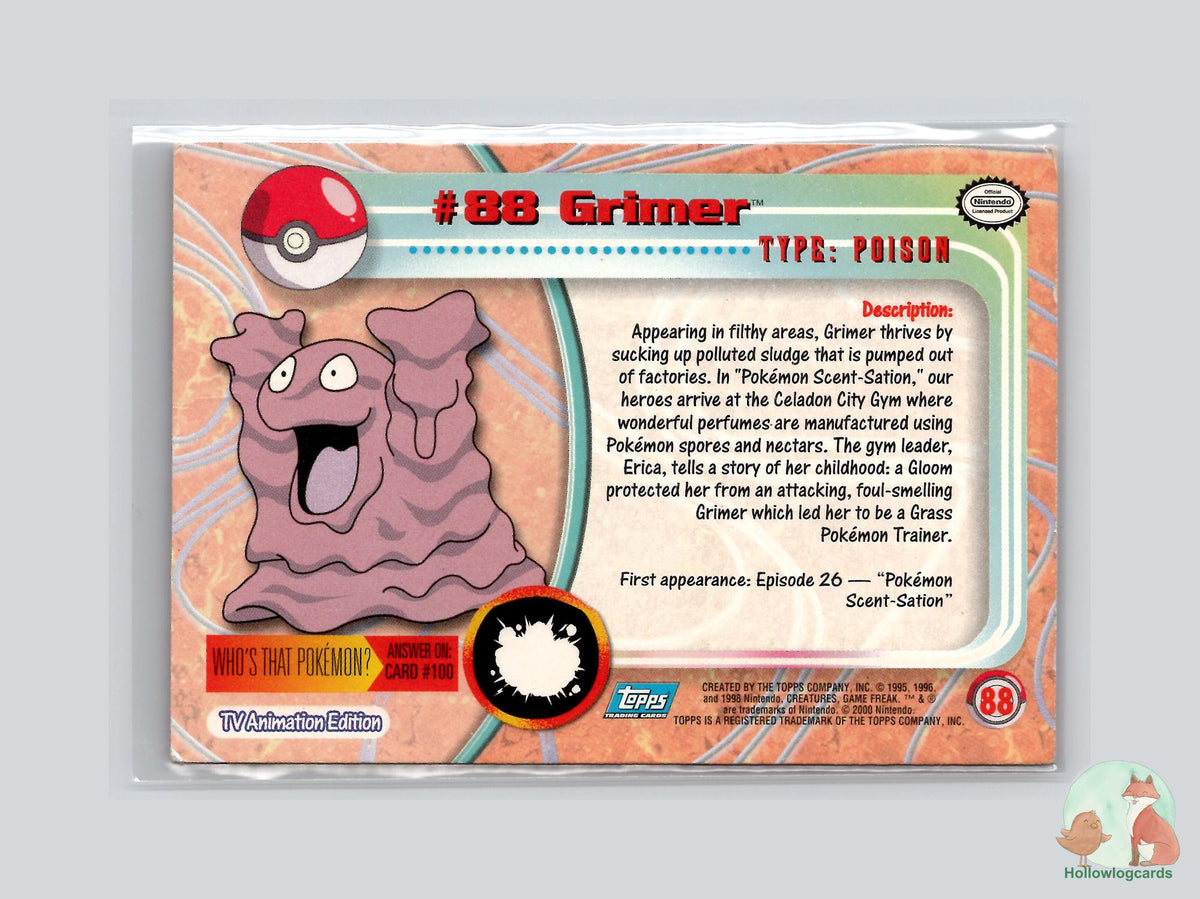 Grimer (#88) - Topps Trading Cards Series 2