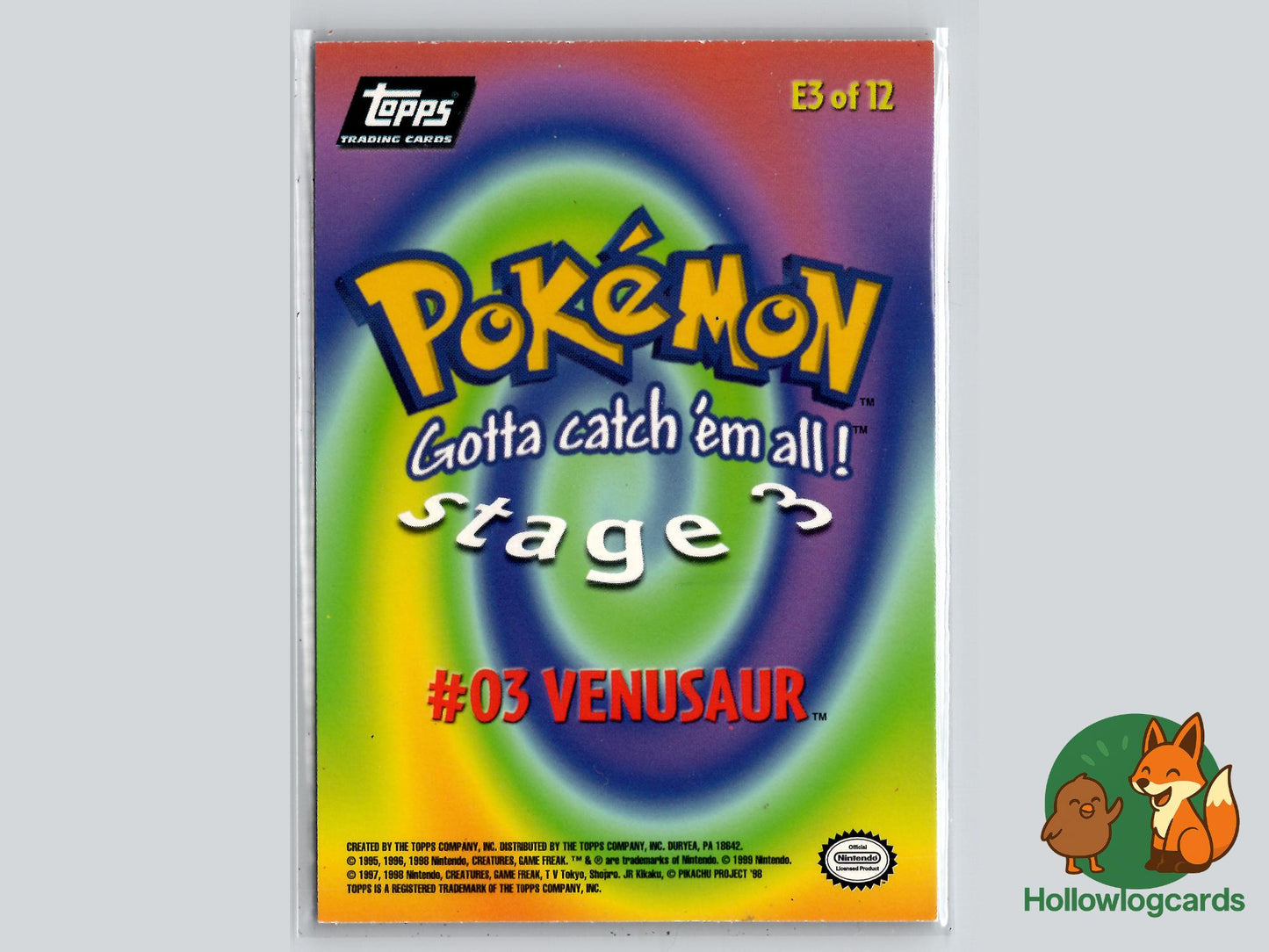Venusaur (#62) - Topps Foil The First Movie